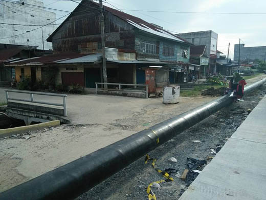 Masyarakat Dumai Terus Protes Pemasangan Pipa Gas PGN